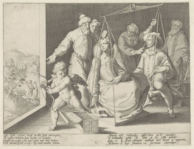 La escala matrimonial de Pieter de Jode (I) (attributed to)