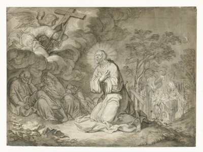 Cristo en el Huerto de los Olivos de Pieter de Jode (I)