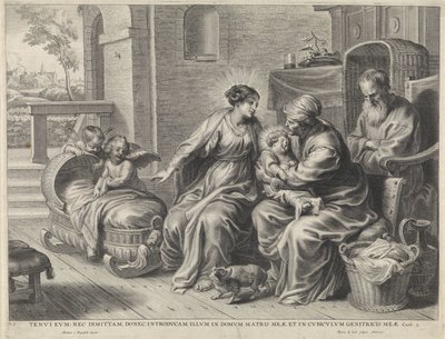 Sagrada Familia y Santa Ana de Pieter de Jode (II)