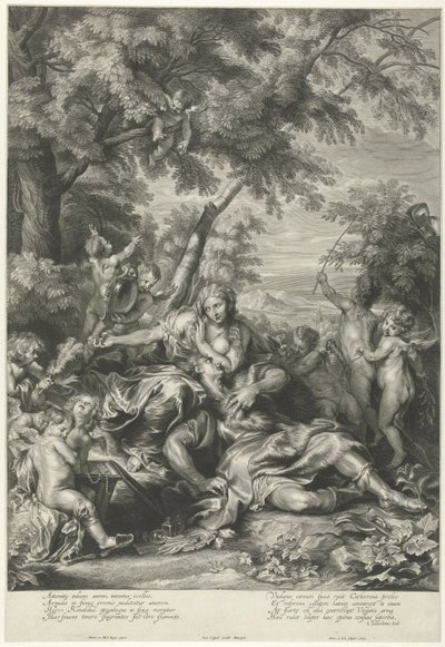 Rinaldo en Armida de Pieter de Jode (II)