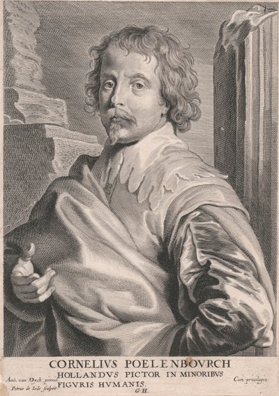 Cornelius Poelenbourch, Hollandus Pictor in Minoribus, Figuris Humanis de Pieter de Jode