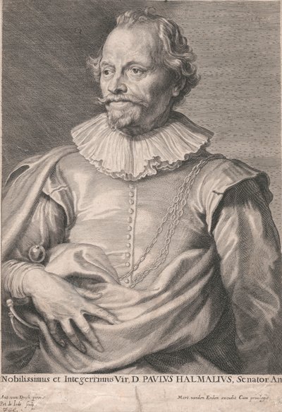 Nobilissimus et Integermus Vir, D. Paulus Halmalius, Senador Ant. de Pieter de Jode