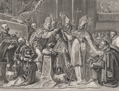 Placa 24: Carlos V coronado emperador por el Papa, de 