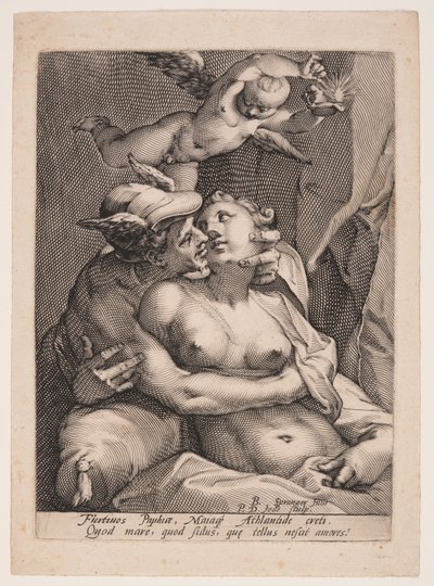 Mercurio, Venus y Cupido de Pieter de Jode I