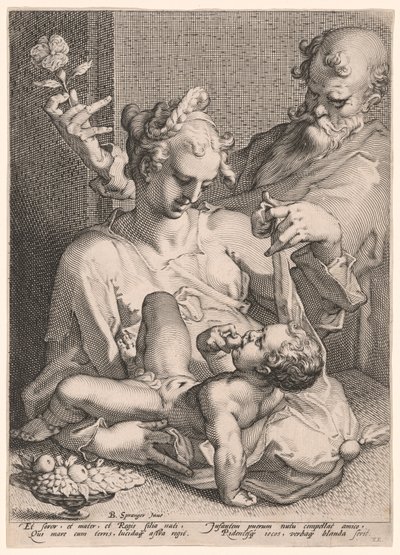 La Sagrada Familia de Pieter de Jode I
