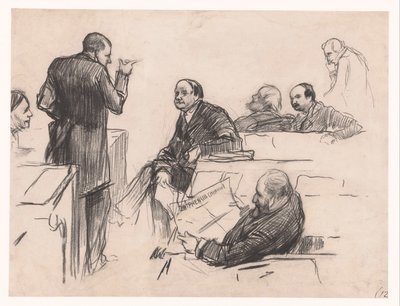 diputados Sr. H.C. Verniers van der Loeff, A.J.W. Farncombe Sanders, GM van der Linden, J. Willink y Jhr. Sr. Ruys van Beerenbroek de Pieter de Josselin