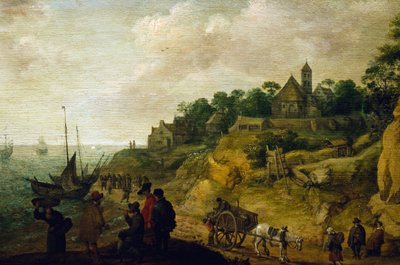Paisaje holandés, atribuido a Pieter de Neyn (1597-1639). de Pieter de Neyn