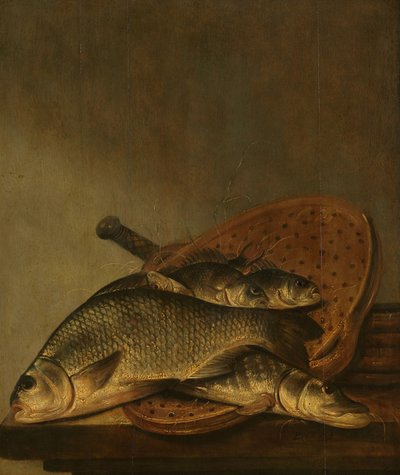 Bodegón con peces de Pieter de Putter