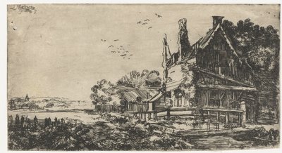 Casa con las tres chimeneas de Pieter de With (attributed to)