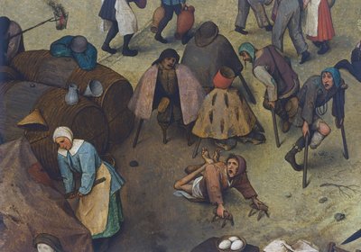 Lucha entre Carnaval y Cuaresma de Pieter Bruegel the Elder
