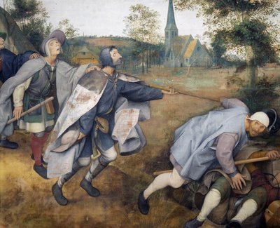 Los ciegos guiando a los ciegos de Pieter Bruegel the Elder