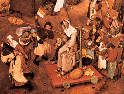 La lucha entre el Carnaval y la Cuaresma de Pieter Bruegel the Elder