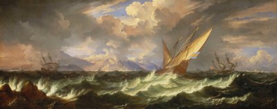 Una brisa fresca en el Mediterráneo, finales del siglo XVII (óleo sobre lienzo) de Pieter the Younger (1637 1701) Mulier