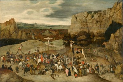 Calvario (aceite) de Pieter the Younger Brueghel