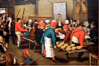 Museo de Évora. Brueghel, Pieter el Joven (c.1564-1638). Banquete de Boda (o Boda Campesina) de Pieter the Younger Brueghel