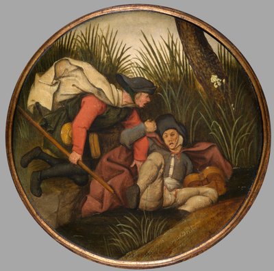 Si el ciego guía al ciego, ambos caerán en la zanja, c.1594 (óleo sobre tabla) de Pieter the Younger Brueghel