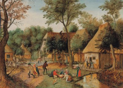 Hora de comer en el campo de Pieter Brueghel the Younger