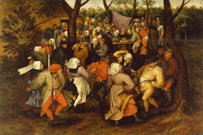 Danza de boda campesina, 1607 de Pieter Brueghel the Younger