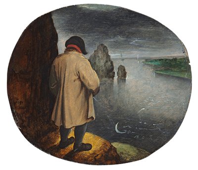 Orinando a la luna de Pieter Brueghel the Younger
