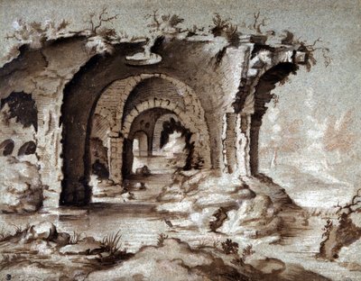Ruinas del Coliseo en Roma por Pierre Breughel dit d