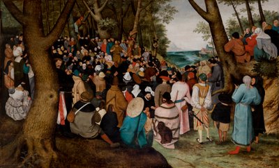 Sermón de San Juan Bautista de Pieter the Younger Brueghel
