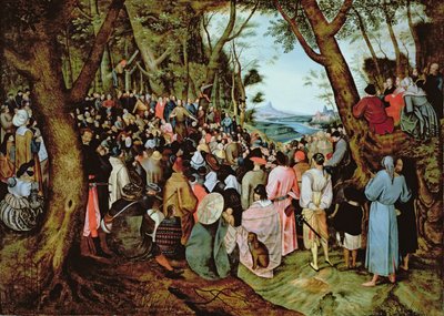 San Juan Bautista predicando en el desierto de Pieter Brueghel the Younger