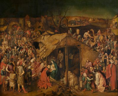 La Adoración de los Reyes Magos (óleo sobre lienzo) de Pieter the Younger Brueghel