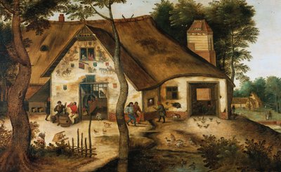 La posada Saint-Michel de Pieter Brueghel the Younger