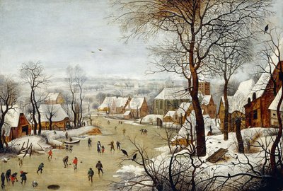 La trampa para pájaros de Pieter Brueghel the Younger