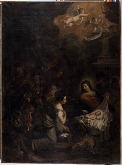 La Adoración de los Pastores de Pieter van (after) Mol