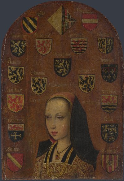 Margarita de Austria 1480-1530, c. 1495 de Pieter van Coninxloo