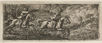 Lucha entre dos jinetes de Pieter van Laer