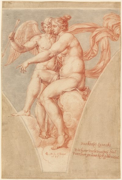 Venus y Cupido (según Rafael) de Pieter van Lint