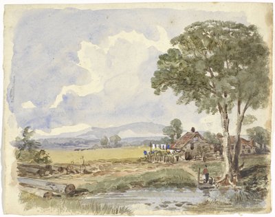 Paisaje con granja de Pieter van Loon