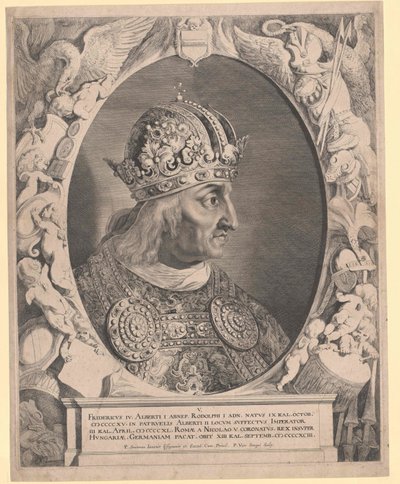 Emperador del Sacro Imperio Romano Germánico Federico III (huella) de Pieter van Sompel