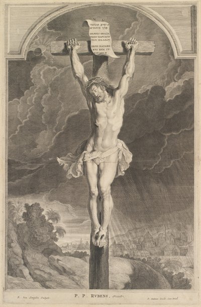 Cristo en la cruz de Pieter van Sompel