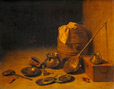 Ustensiles de cuisine - Utensilios de cocina ... de Pieter van den (c.1613 c.73) Bosch