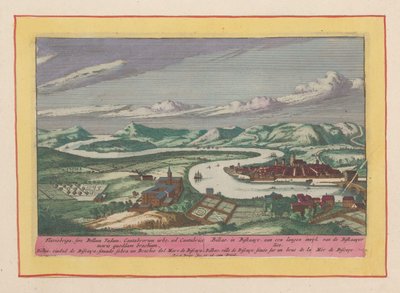 vista de bilbao Bilbao, en Biscaaye, en un largo camino del Mar Biscaayer (...) (título sobre objeto) Theatrum Hispaniae (...) (título de serie) de Pieter van den Berge
