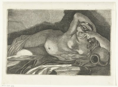 Desnudo femenino recostado de Pieter van den Berge