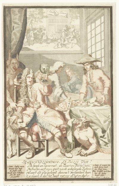 el juego de cartas de Pieter van den Berge