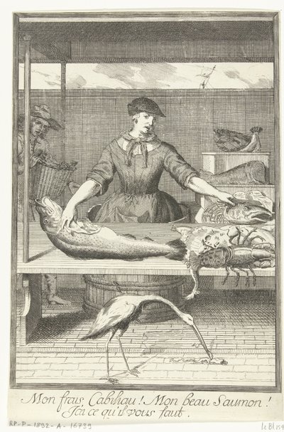 Vendedora de pescado de Pieter van den Berge