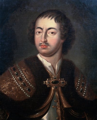 Retrato del emperador ruso Pedro el Grande de Pieter van der (after) Werff
