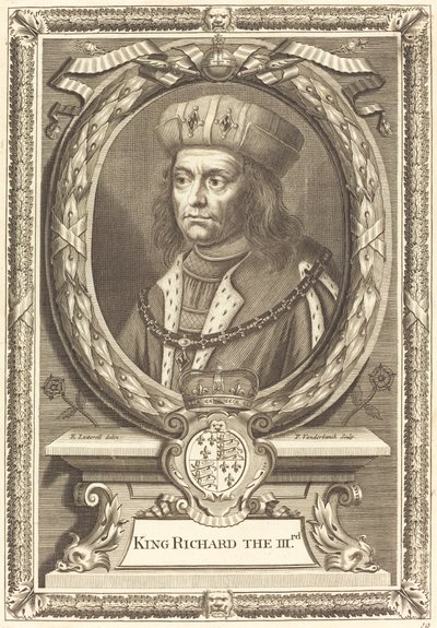 Rey Ricardo III de Pieter van der Banck after Edward Lutterell