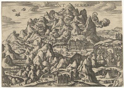 Montserrat, lugar de peregrinación de la Virgen. de Pieter van der Borcht (I)