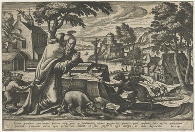 Tentación de San Antonio de Pieter van der Borcht (I)