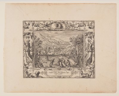 Abril, de Los Doce Meses de Pieter van der Borcht