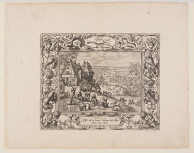 Junio, de Los Doce Meses de Pieter van der Borcht