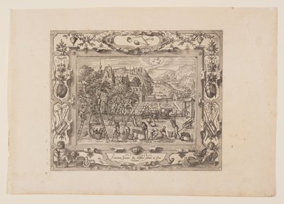 Octubre, de Los Doce Meses de Pieter van der Borcht