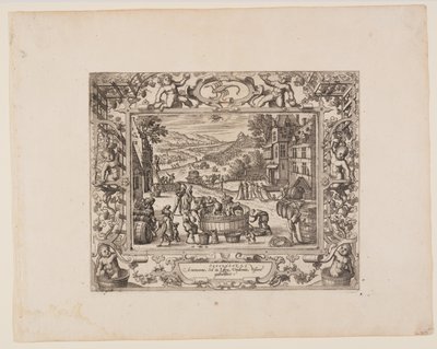 Septiembre, de Los Doce Meses de Pieter van der Borcht