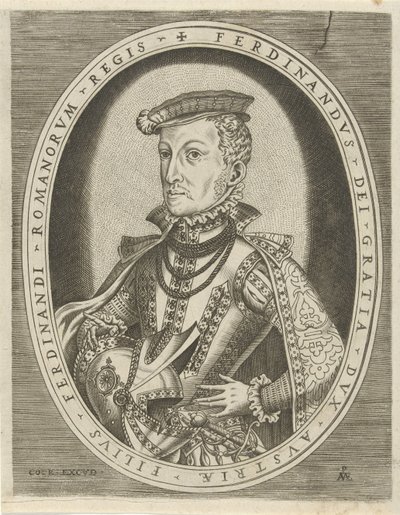 Retrato de Fernando II de Tirol Retratos de gobernantes (título de la serie) de Pieter van der Heyden
